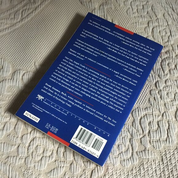'Vital Lies, Simple Truths' Psychology Softcover By Daniel Goleman - Picture 6 of 6